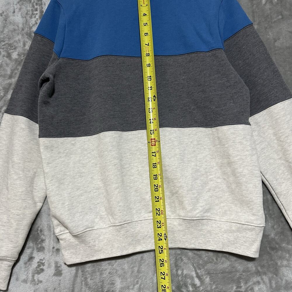 LL Bean 1912 Colorblock Sweatshirt Mens Size S Blue Preppy Timeless Ivy League - Picture 7 of 7
